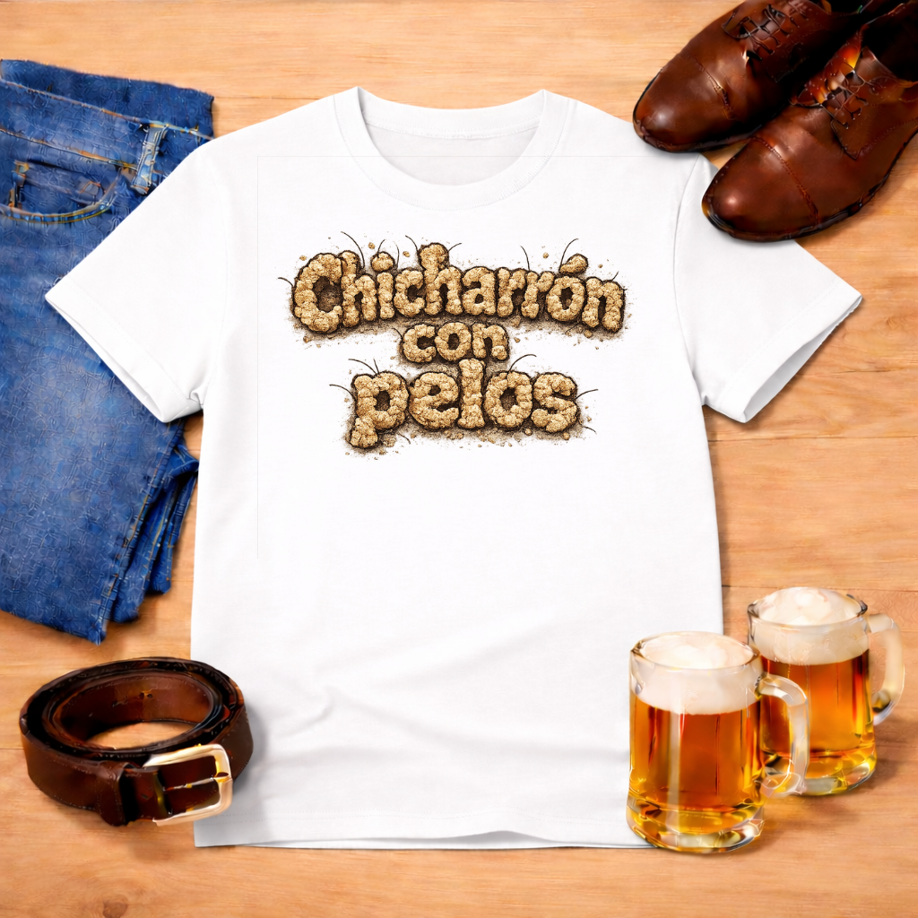 Chicharrón con pelos Tee