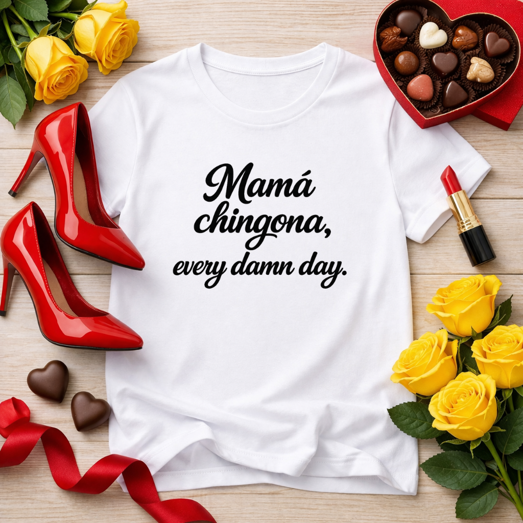 Mamá chingona, every damn day - jefa tee