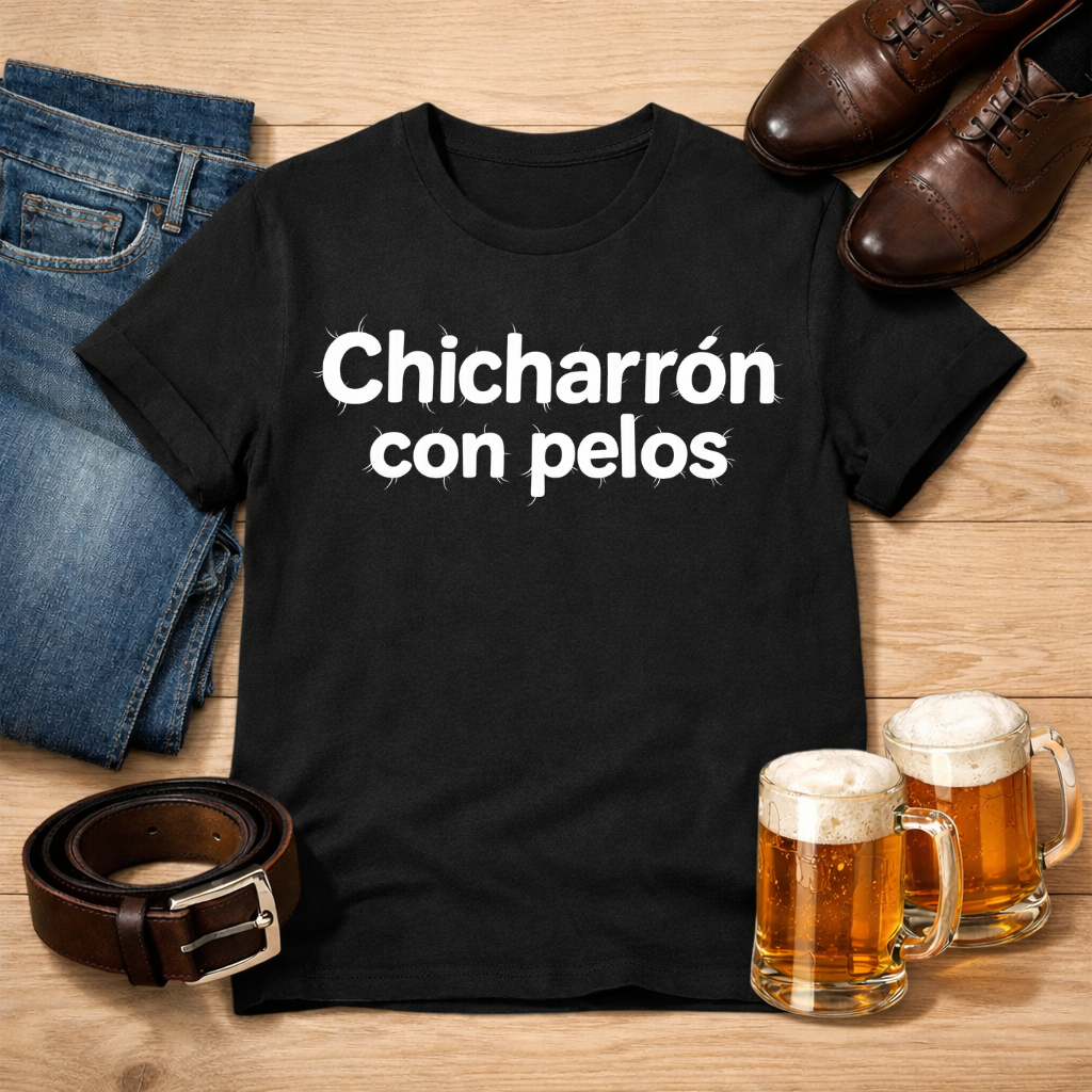 Chicharrón con pelos Tee