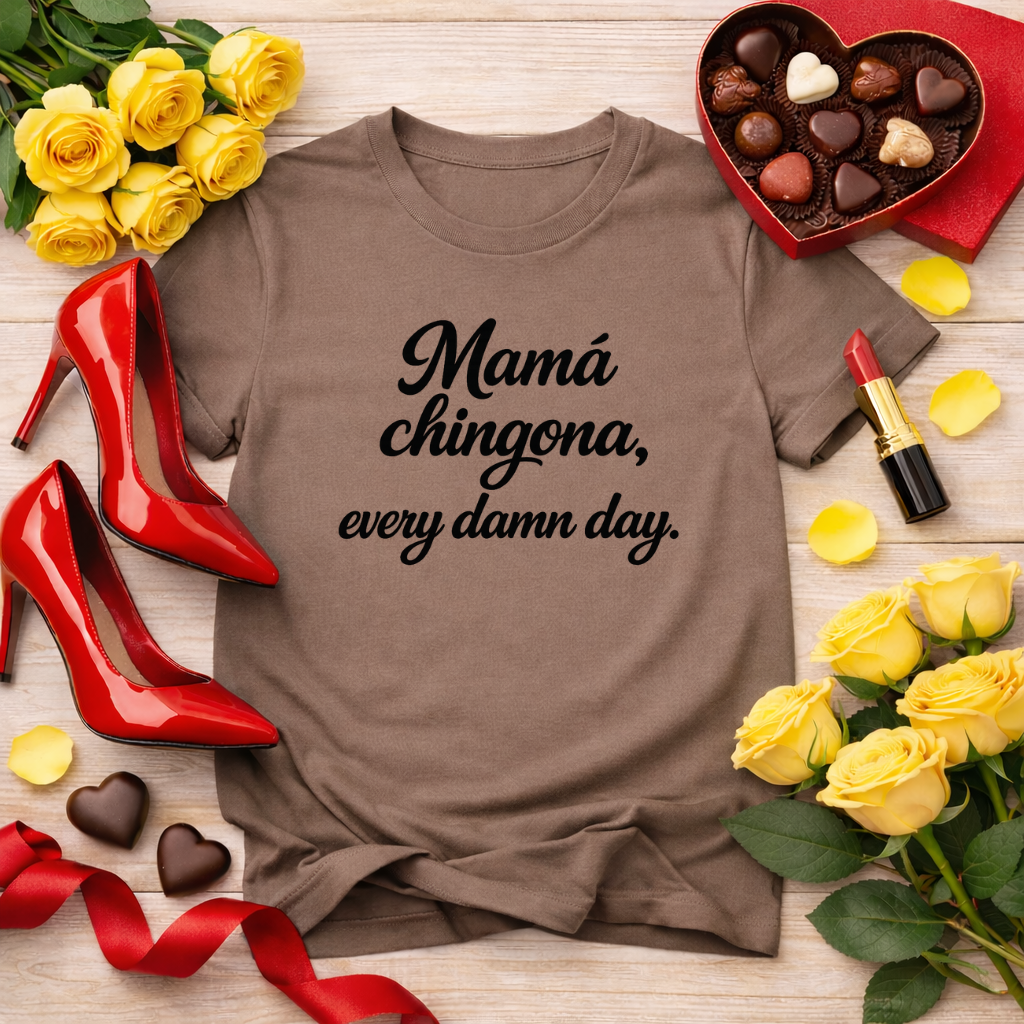 Mamá chingona, every damn day - jefa tee