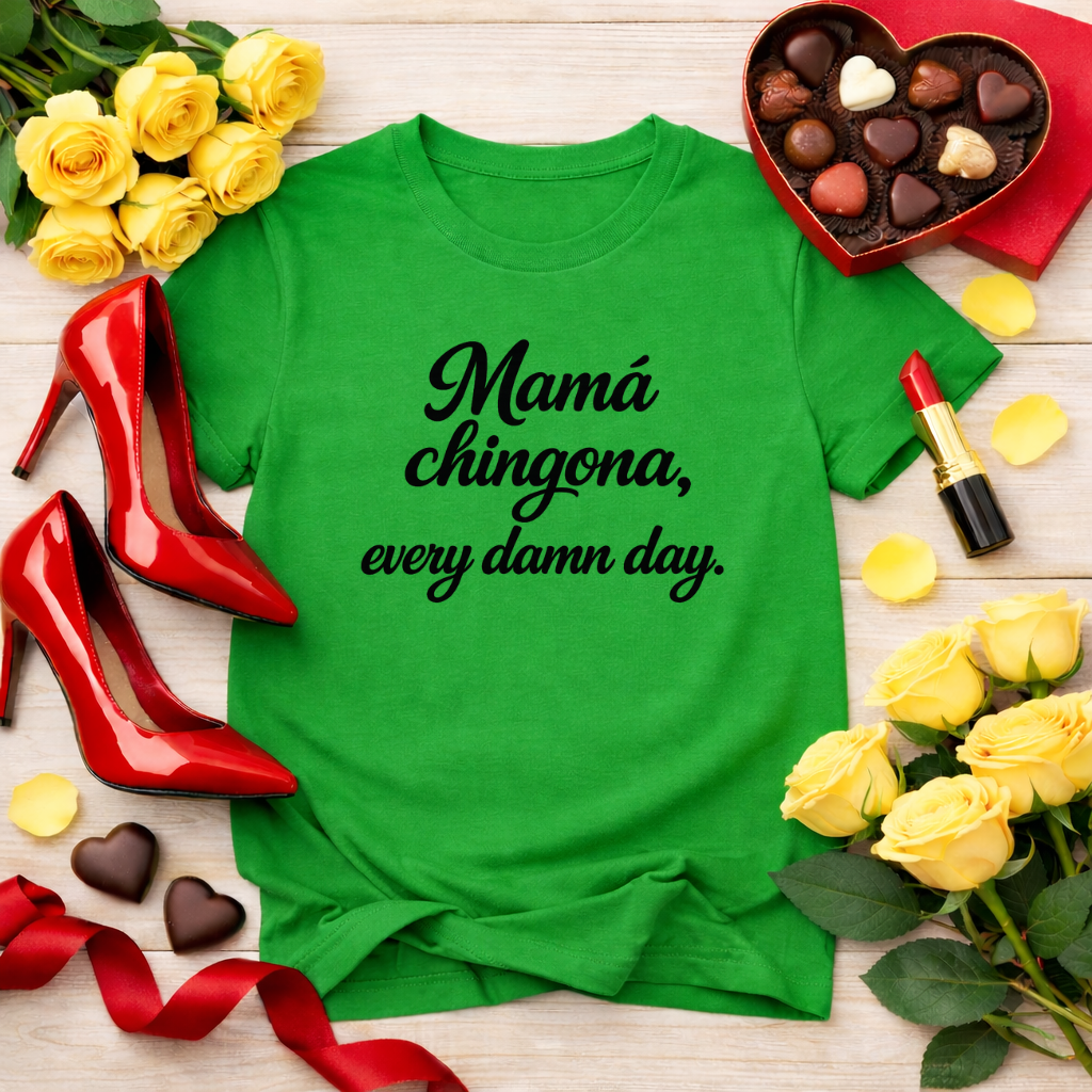 Mamá chingona, every damn day - jefa tee