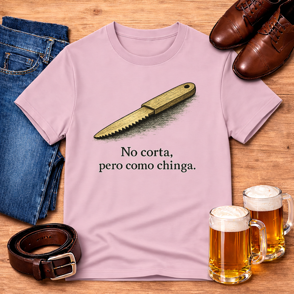 No corta pero como chinga. Tee