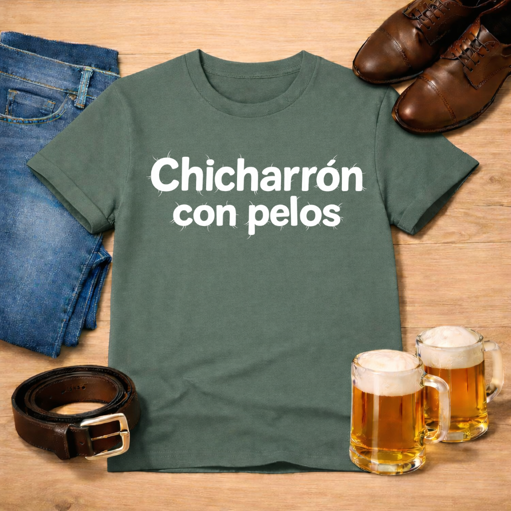 Chicharrón con pelos Tee