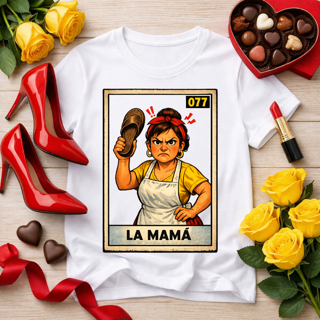 La mamá, lotería - jefa tee